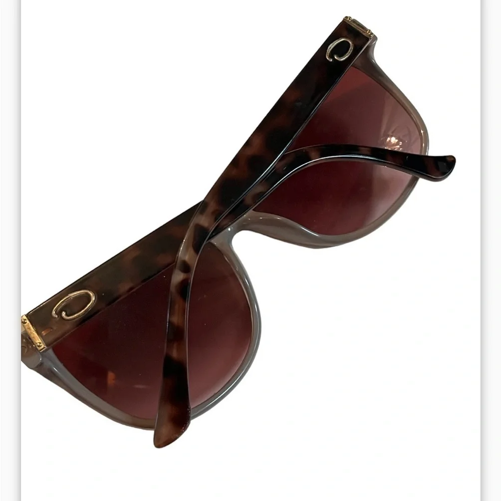 OSCAR DE LA RENTA Eyeglasses Sunglasses Leopard Print Frame Shades Frame Only